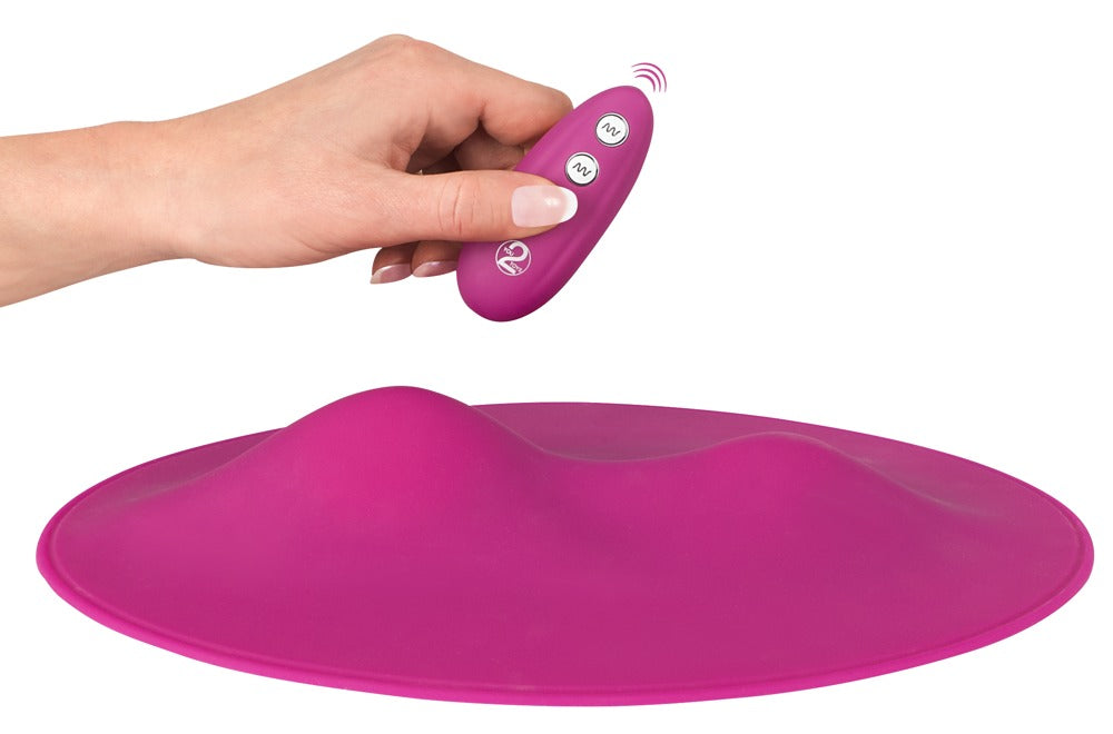 🌊 Vibepad – Coussin vibrant mains libres (2 moteurs, 7 modes)