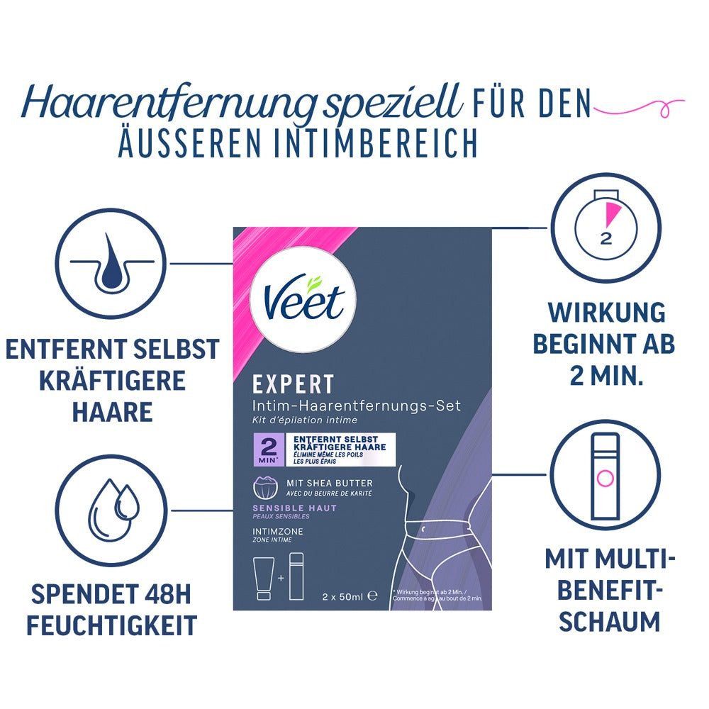 XPERT Intimate Hair Removal Set – Veet