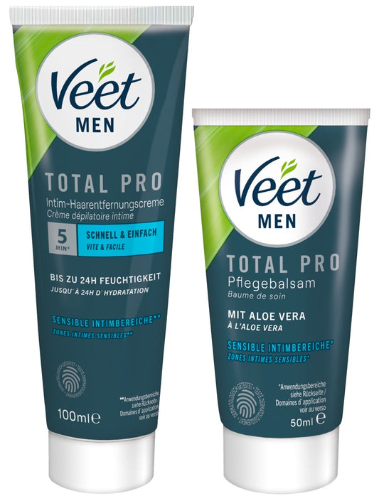 Men TOTAL PRO Intimate Hair Removal Set – Veet