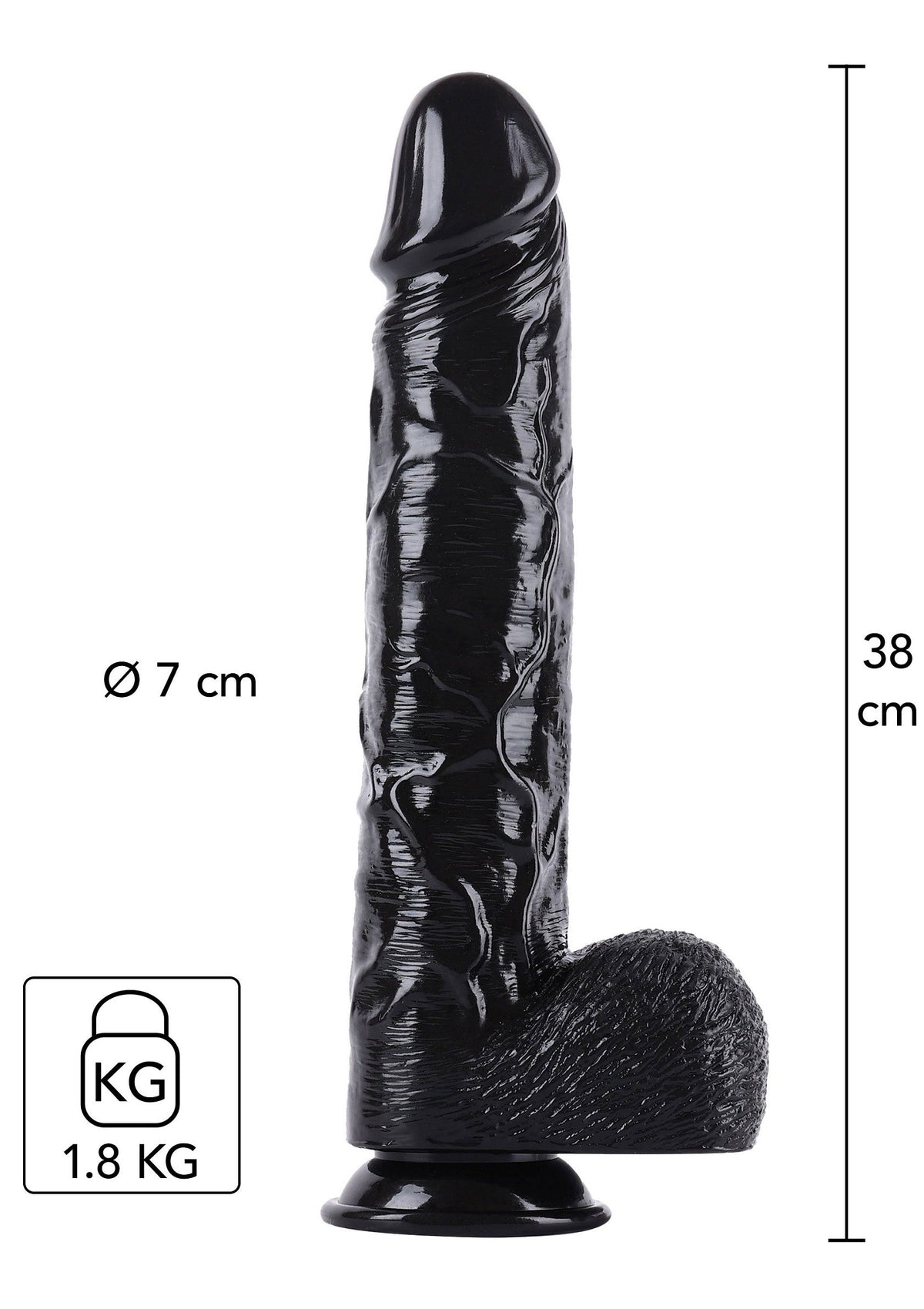 Dildo 38 cm