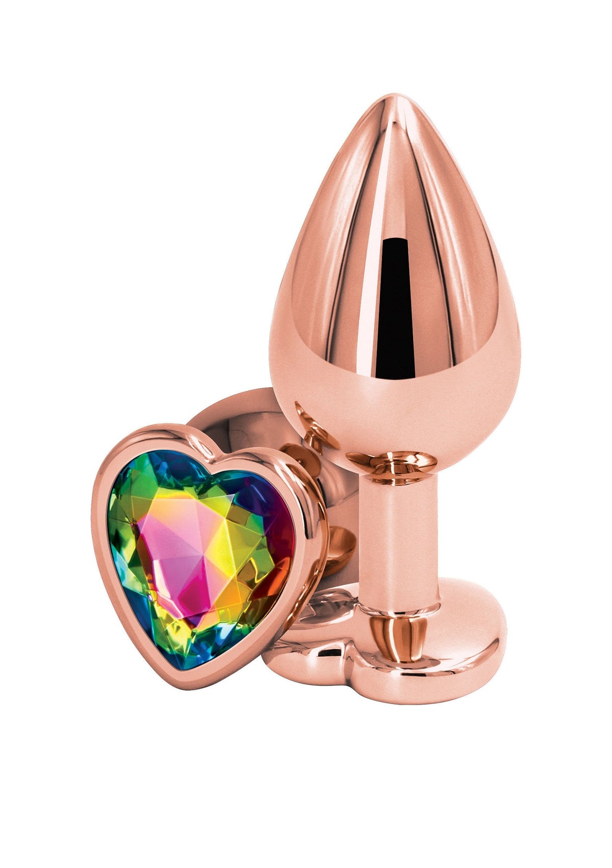 Plug anal Rear Assets cœur or rose - M