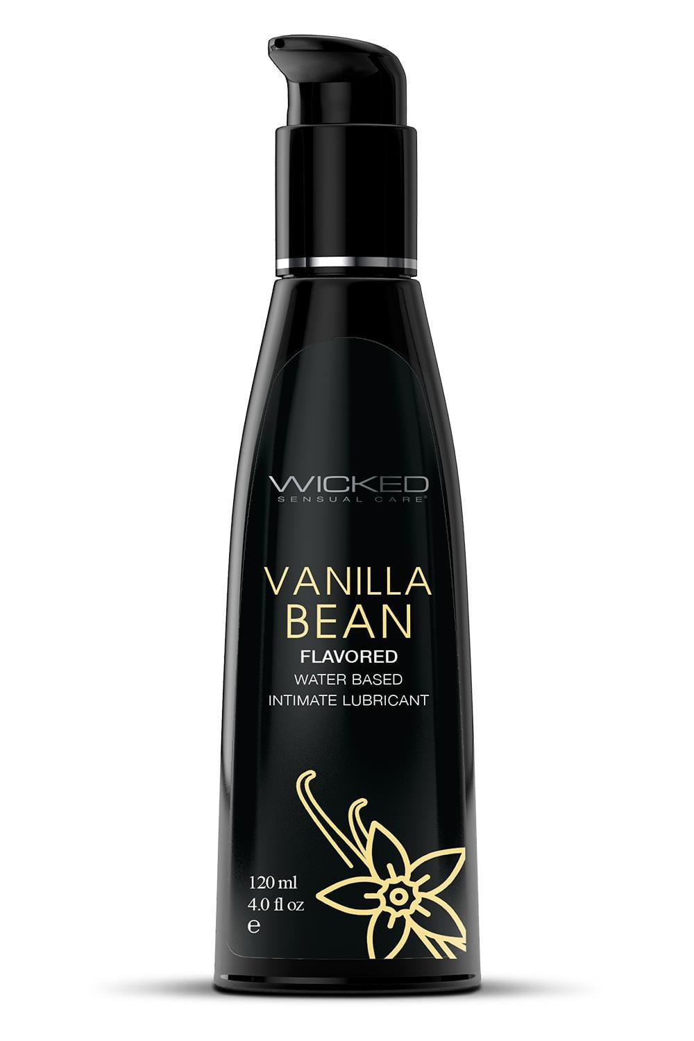 WICKED AQUA VANILLA BEAN FLAVORED LUBRICANT 120ML