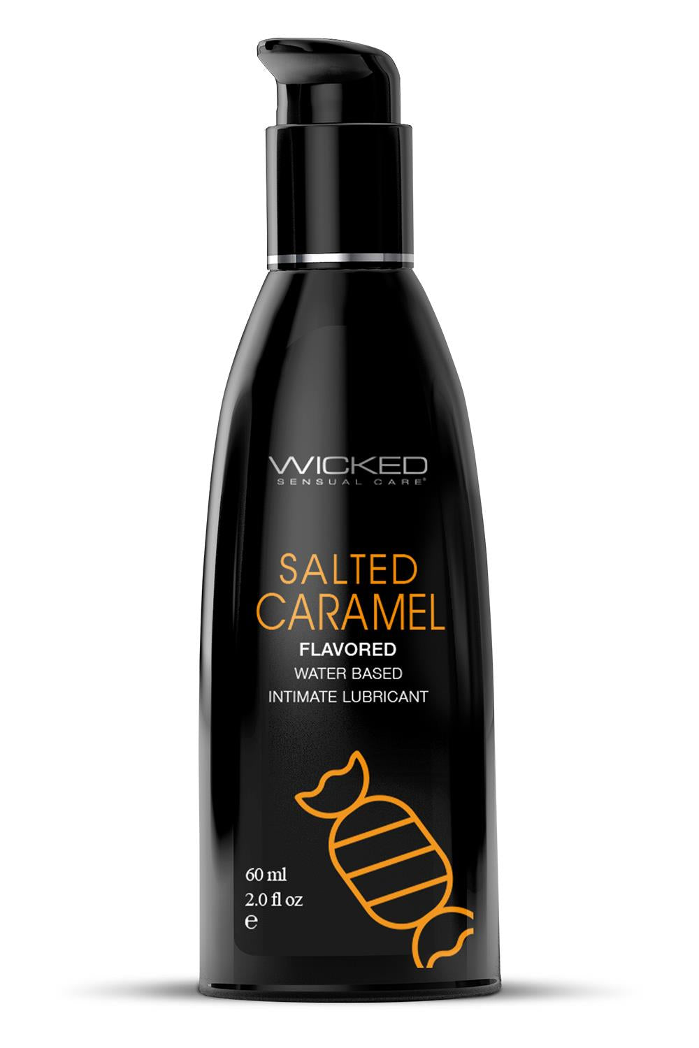 WICKED AQUA SALTED CARAMEL FLAVORED LUBRICANT 60ML
