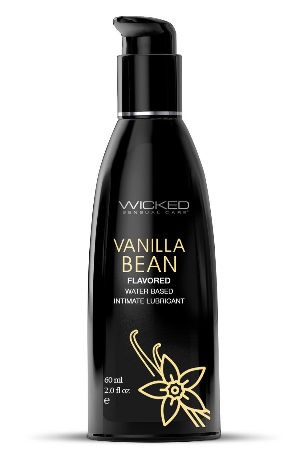 WICKED AQUA VANILLA BEAN FLAVORED LUBRICANT 60ML