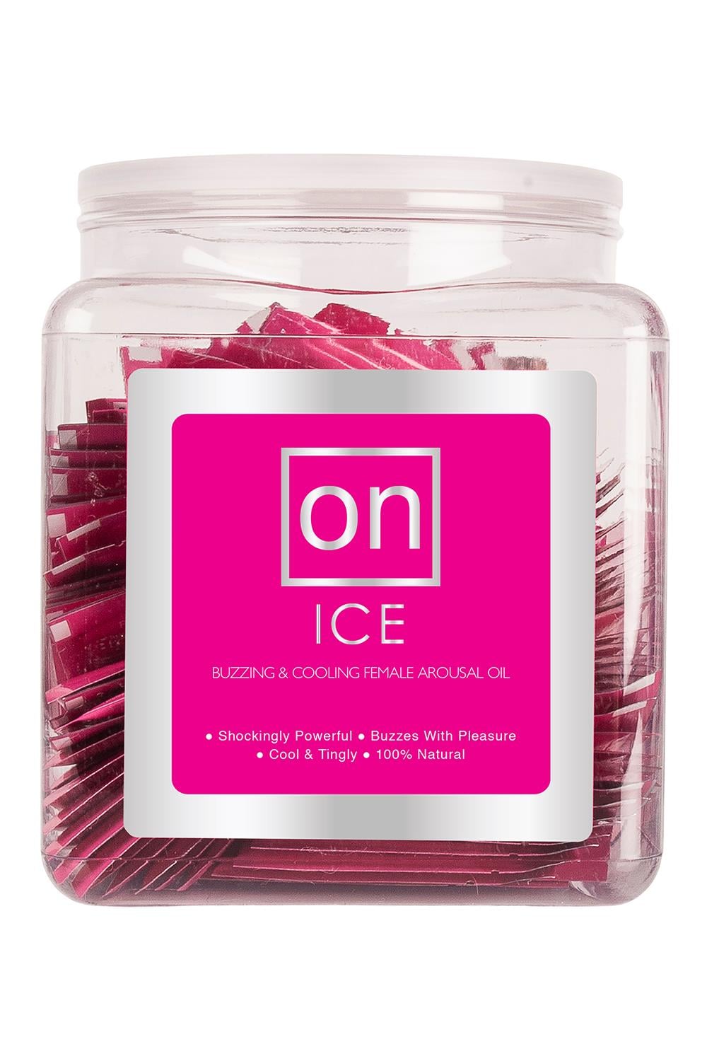 SENSUVA ON ICE AROUSAL OIL 75 PIECE SINGLE USE AMPOULE TUB