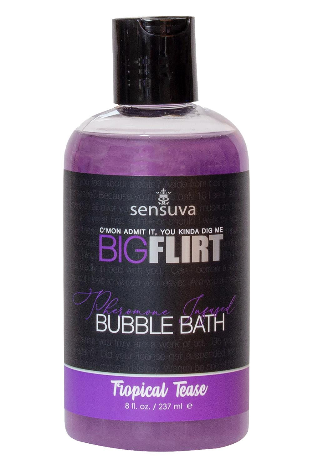 SENSUVA BIG FLIRT PHEROMONE BUBBLE BATH TROPICAL TEASE 237ML
