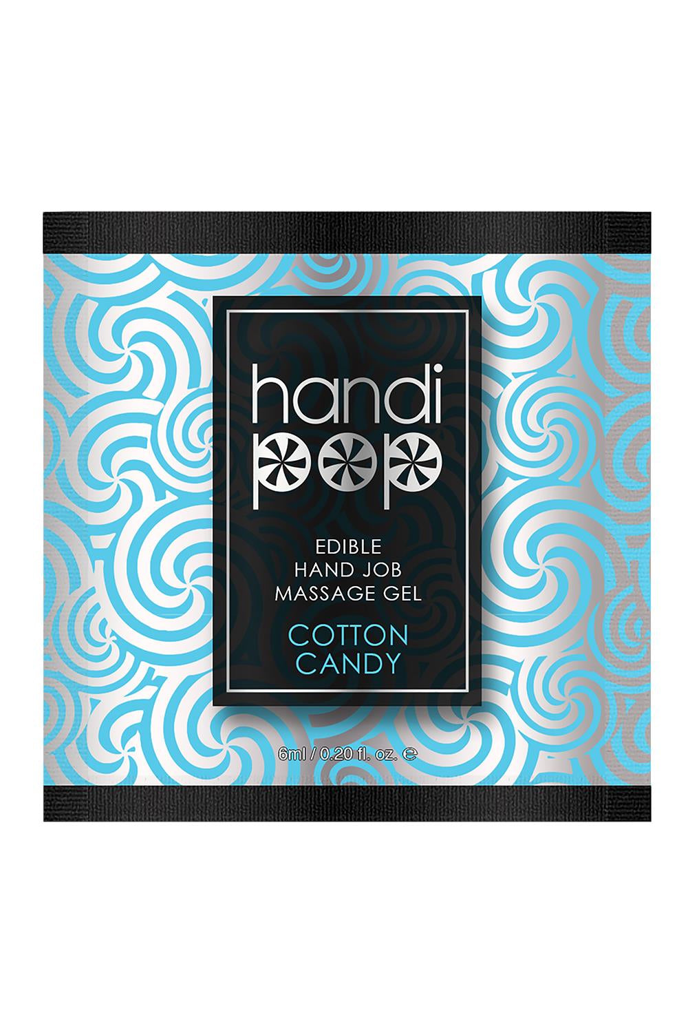 SENSUVA HANDIPOP EDIBLE MASSAGE GEL COTTON CANDY 6 ML