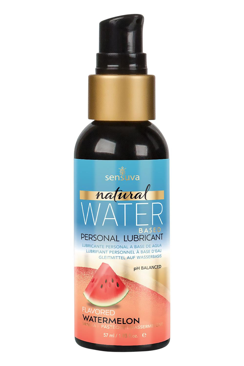 SENSUVA NATURAL WATER-BASED PERSONAL LUBRICANT WATERMELON 57ML