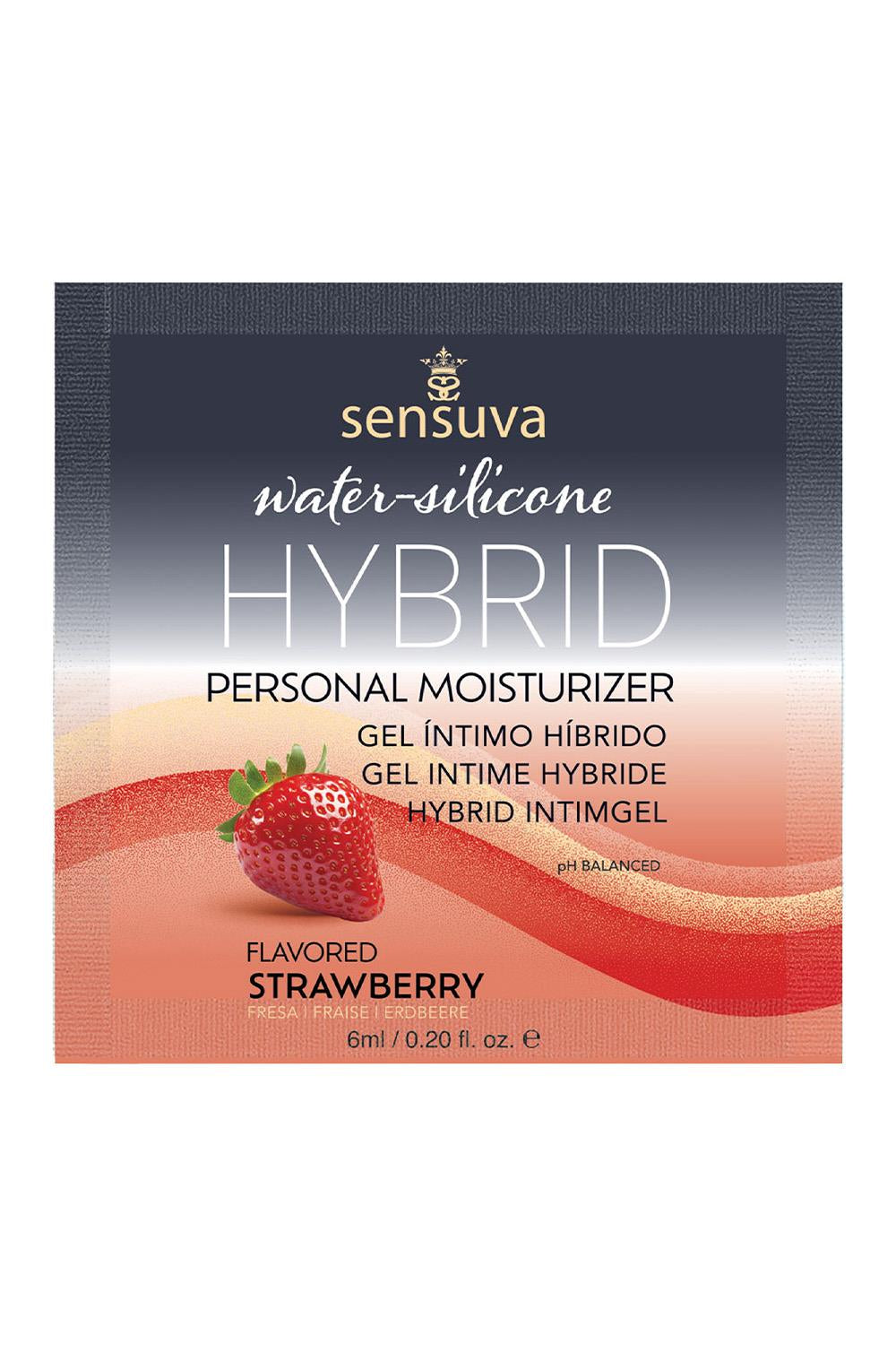 SENSUVA HYBRID PERSONAL MOISTURIZER STRAWBERRY 6 ML
