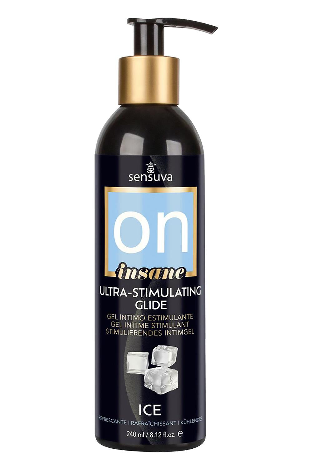 SENSUVA ON INSANE ICE ULTRA-STIMULATING PERSONAL MOISTURIZER 240ML