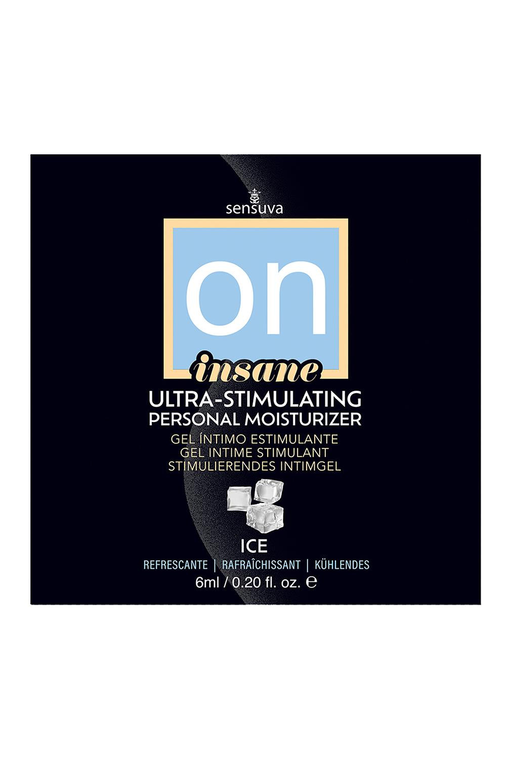 SENSUVA ON INSANE ICE ULTRA-STIMULATING PERSONAL MOISTURIZER 6ML