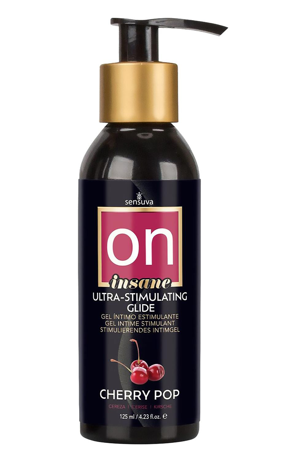 SENSUVA ON INSANE ULTRA-STIMULATING PERSONAL MOISTURIZER CHERRY POP 125ML