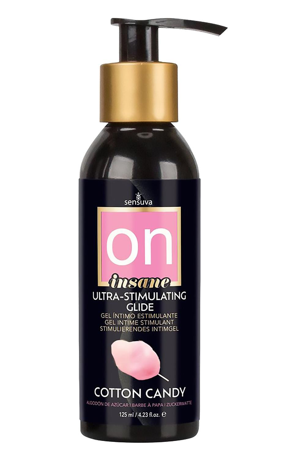 SENSUVA ON INSANE ULTRA-STIMULATING PERSONAL MOISTURIZER COTTON CANDY 125ML