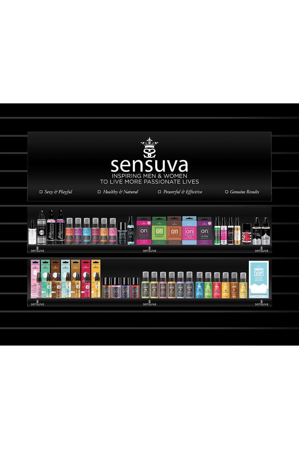 SENSUVA SENSUVA GRAB AND GO DISPLAY PLANOGRAM