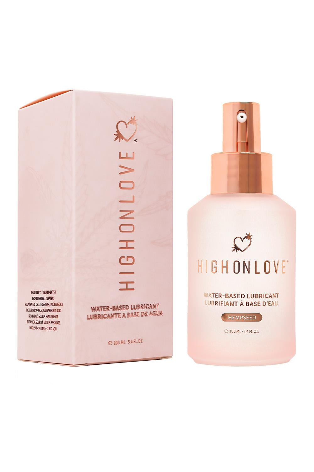 HIGH ON LOVE WATER-BASED LUBRICANT HEMPSEED 120ML