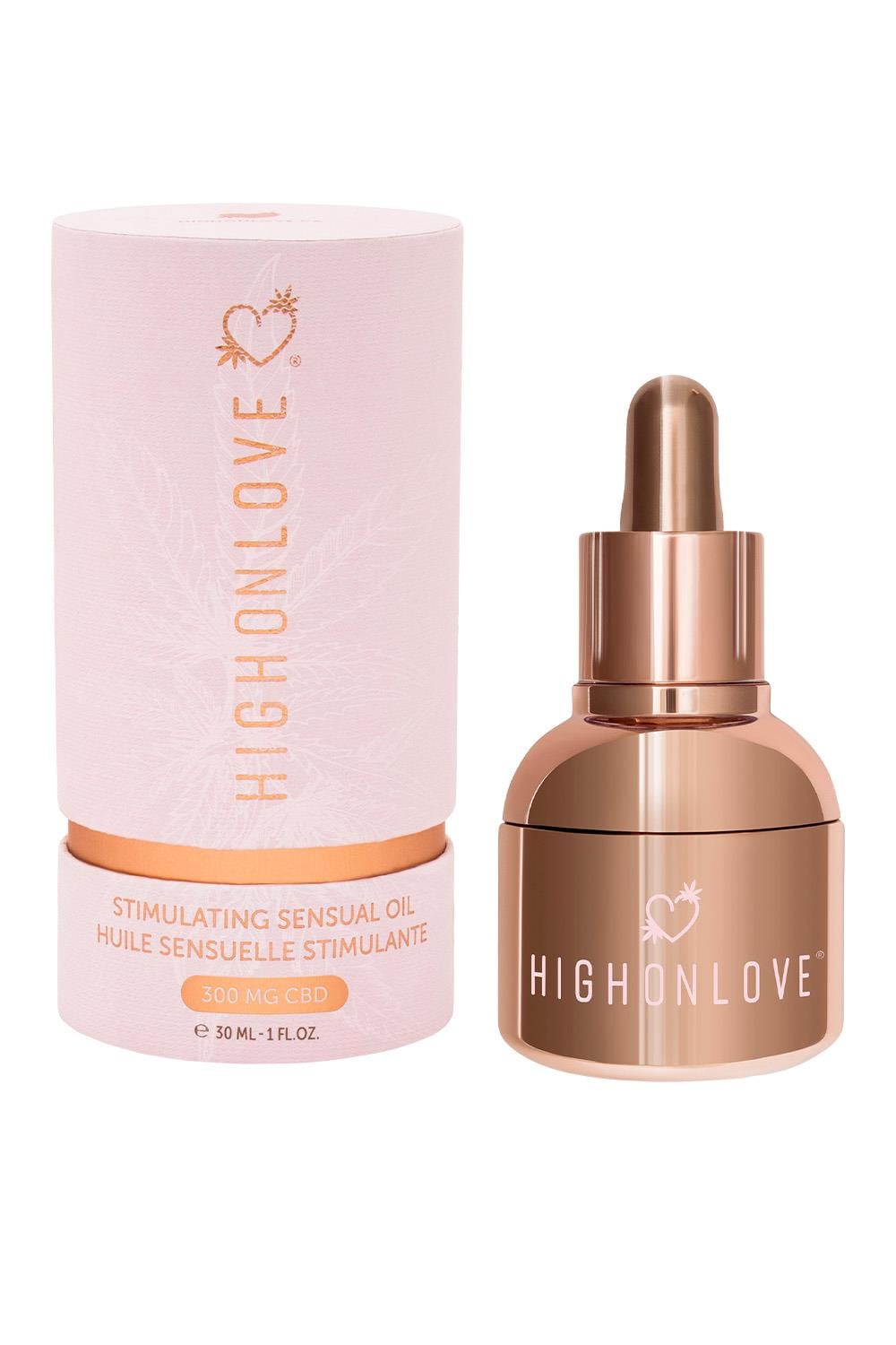 HIGH ON LOVE CBD STIMULATION SENSUAL OIL WITH 300MG CBD