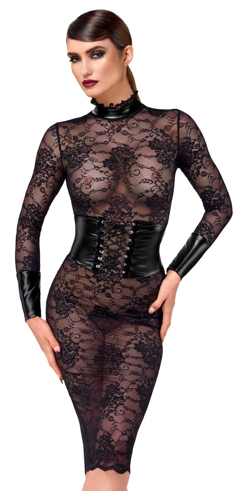 Noir Dress Lace S