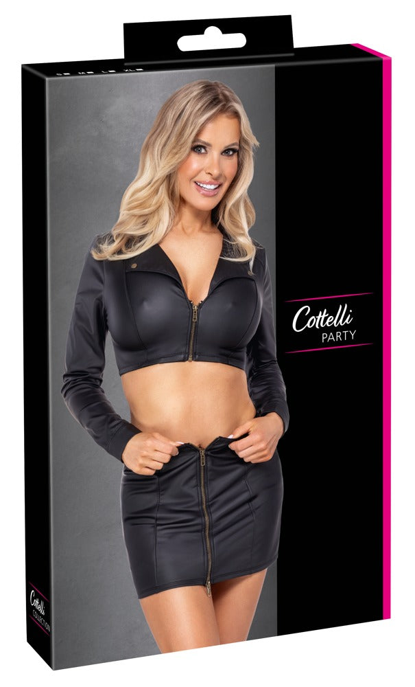 Top and Skirt black M