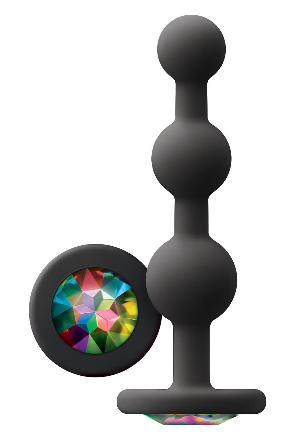 GLAMS RIPPLE RAINBOW GEM BLACK
