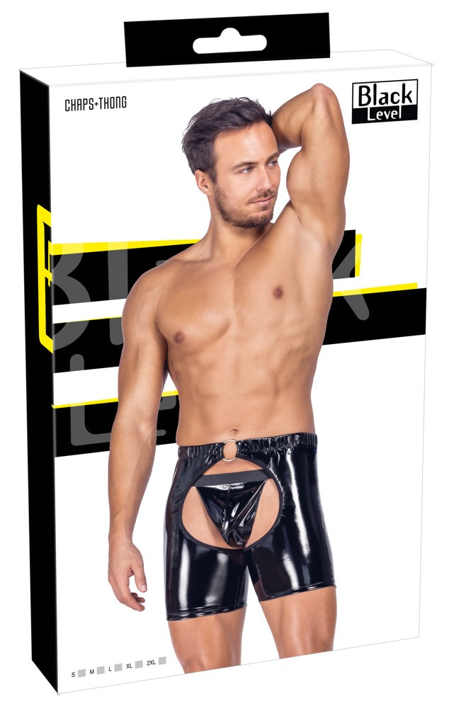 Men's Vinyl Chaps XL