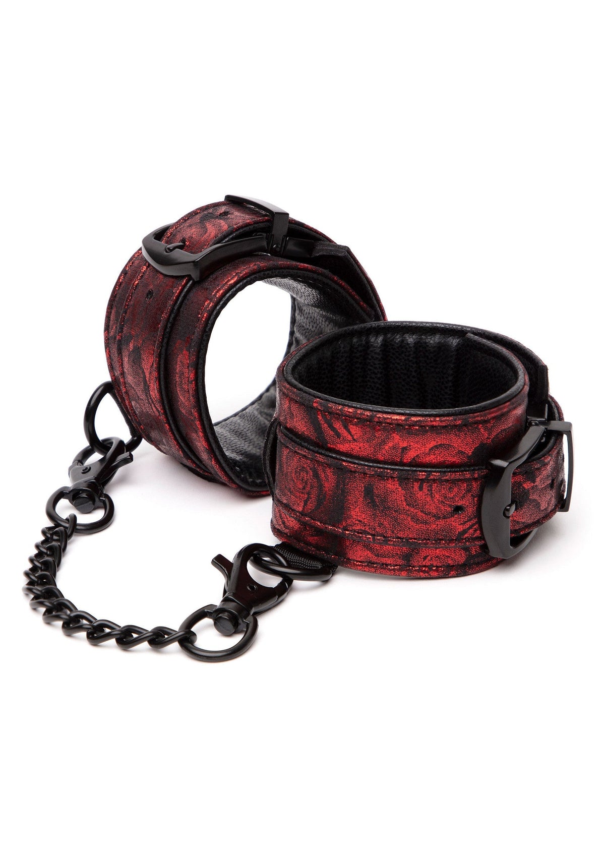 Menottes de poignets réversibles en cuir PU