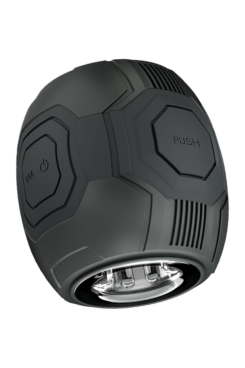 M FOR MEN DOME X VIBRATING MASTURBATOR BLACK
