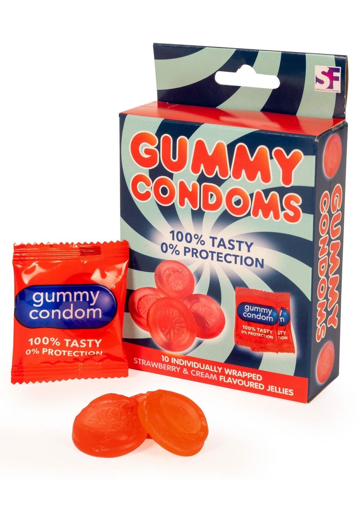Bonbons gélifiés en forme de préservatifs