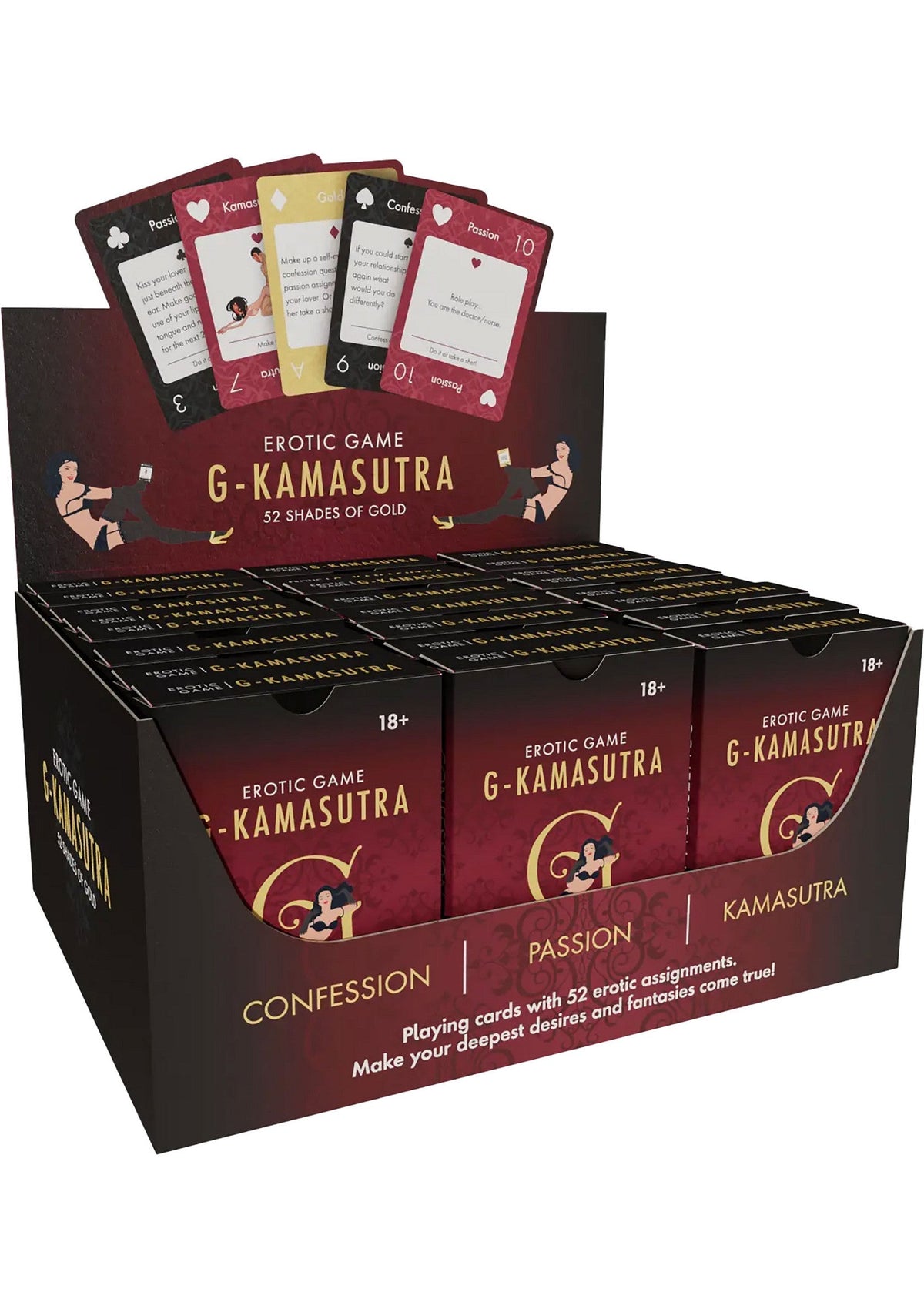 Cartes G Kamasutra - 24 pièces ENG/FR/DE