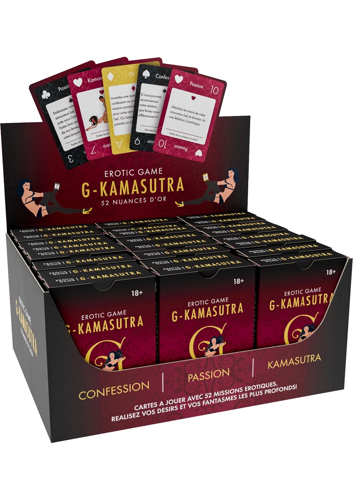 Cartes G Kamasutra - 24 pièces ENG/FR/DE