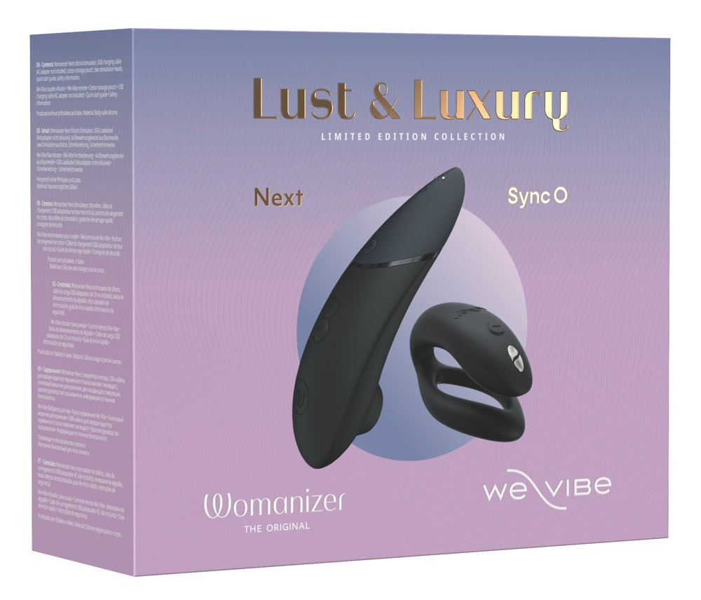 🎁 Coffret Lust & Luxury – Womanizer Next + We-Vibe Sync O