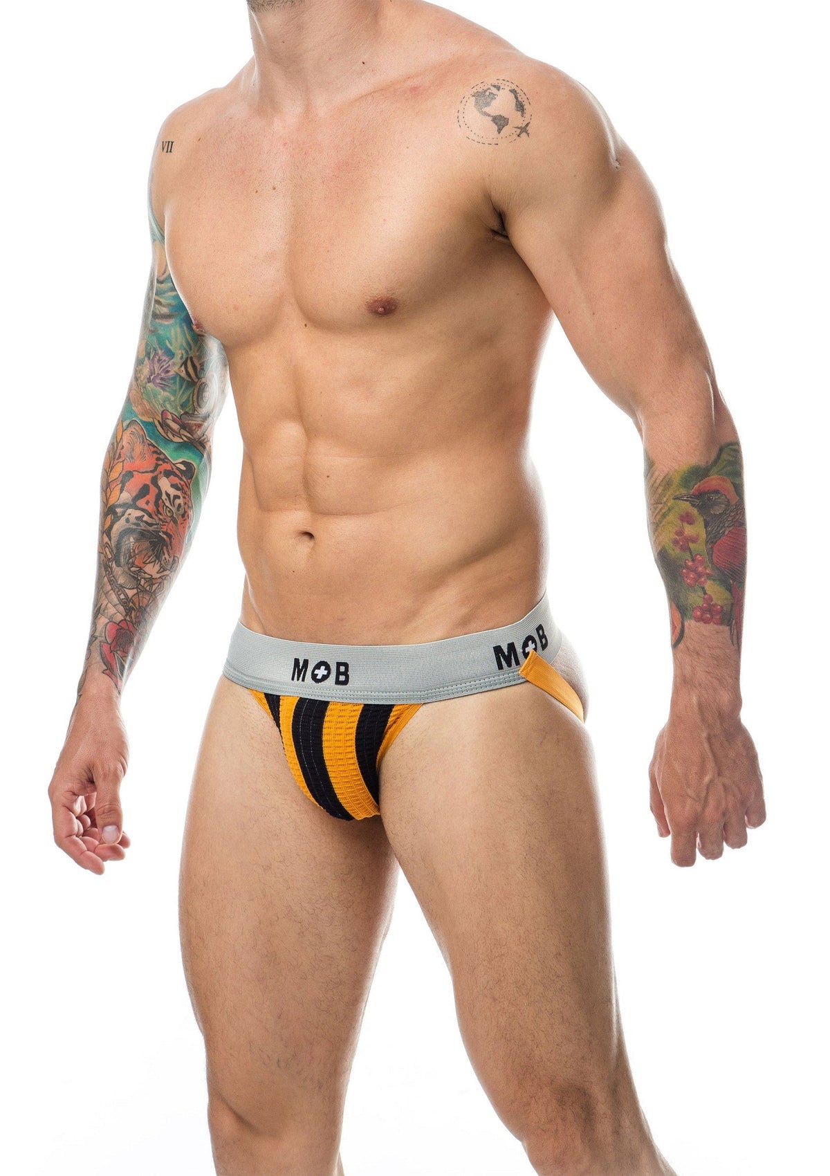 Jockstrap classique rayé MOB