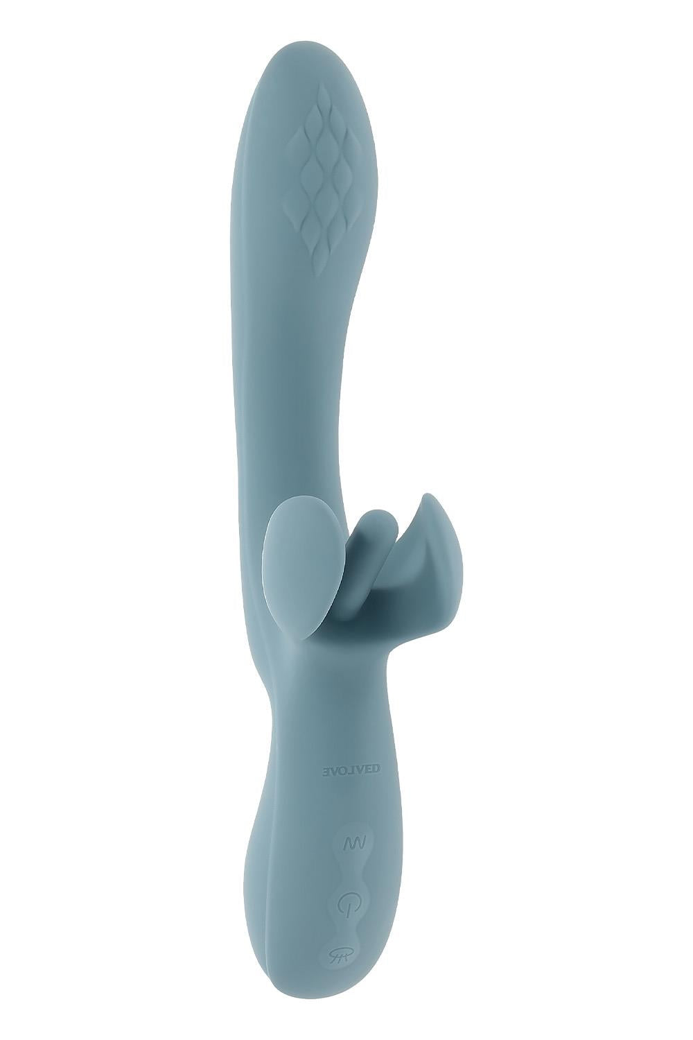 EVOLVED RABBIT VIBRATOR TAKE YOUR FLICK BLUE