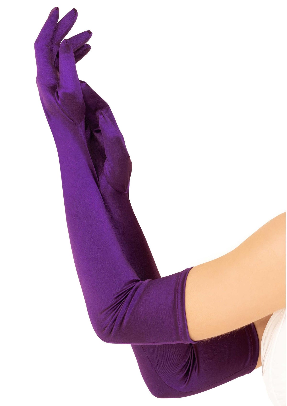 Gants en satin extra longs