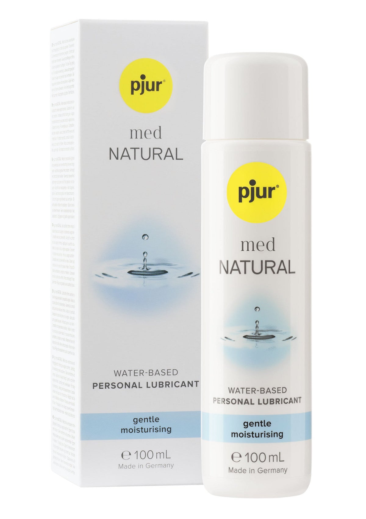 Lubrifiant à base d'eau naturel Med 100 ml
