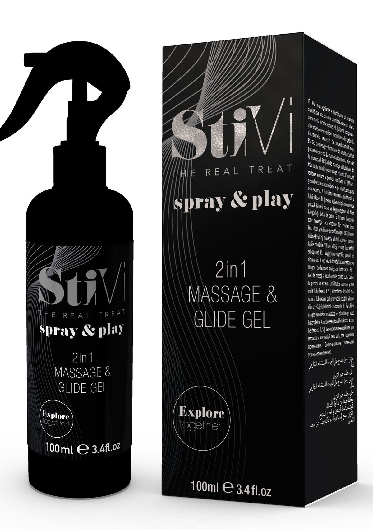 Gel de massage et lubrifiant StiVi 100 ml