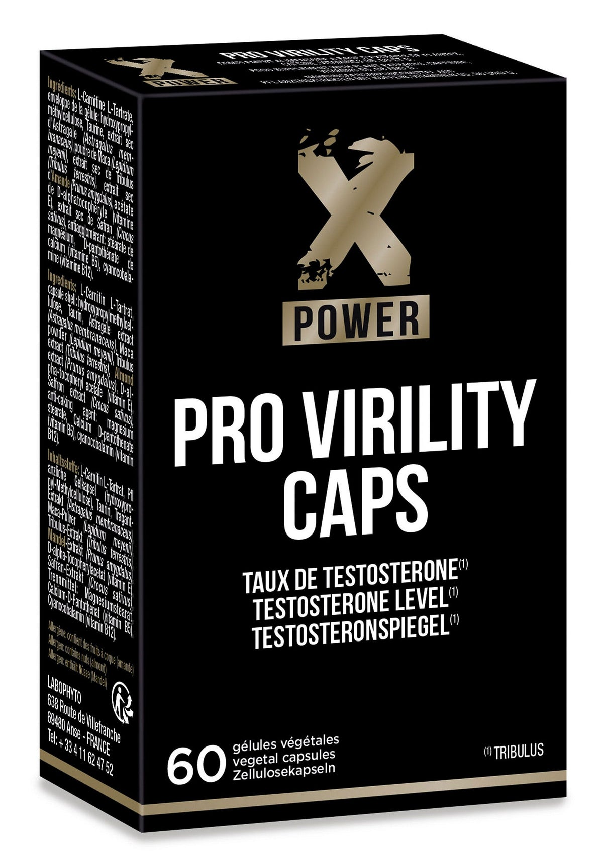 Capsules stimulantes virilité Pro - 60 pièces