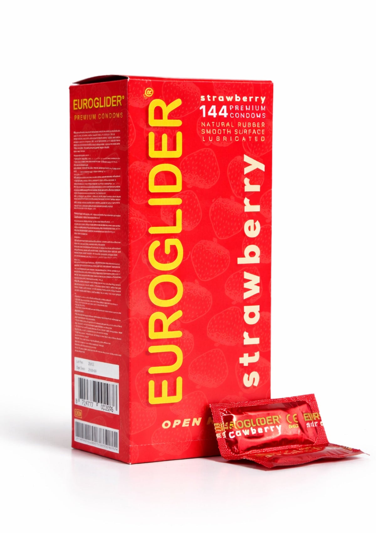 Préservatifs Euroglider fraise - 144 pièces