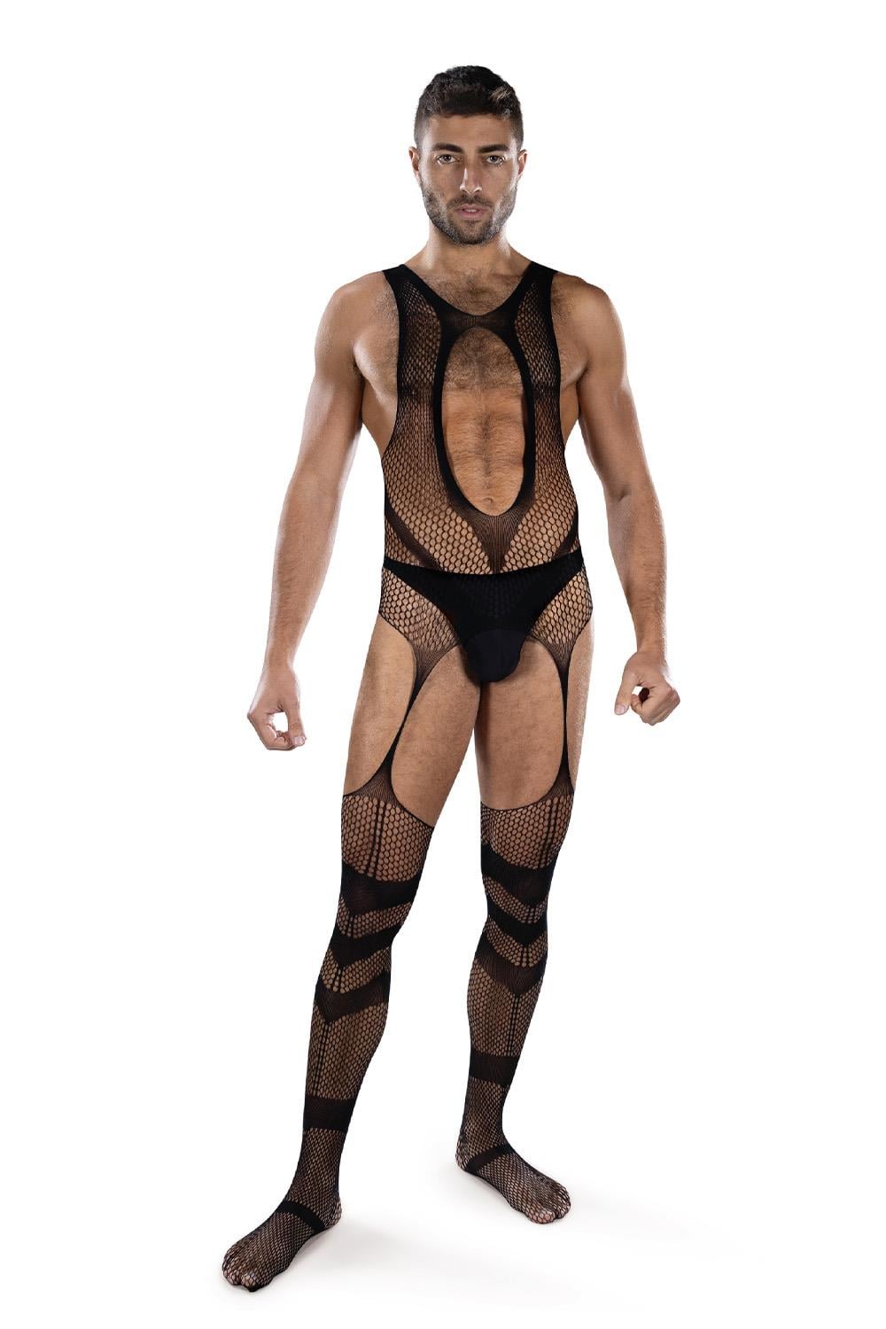 ENVY WEB OF LUST FISHNET OPEN CROTCH BODYSTOCKING, OS
