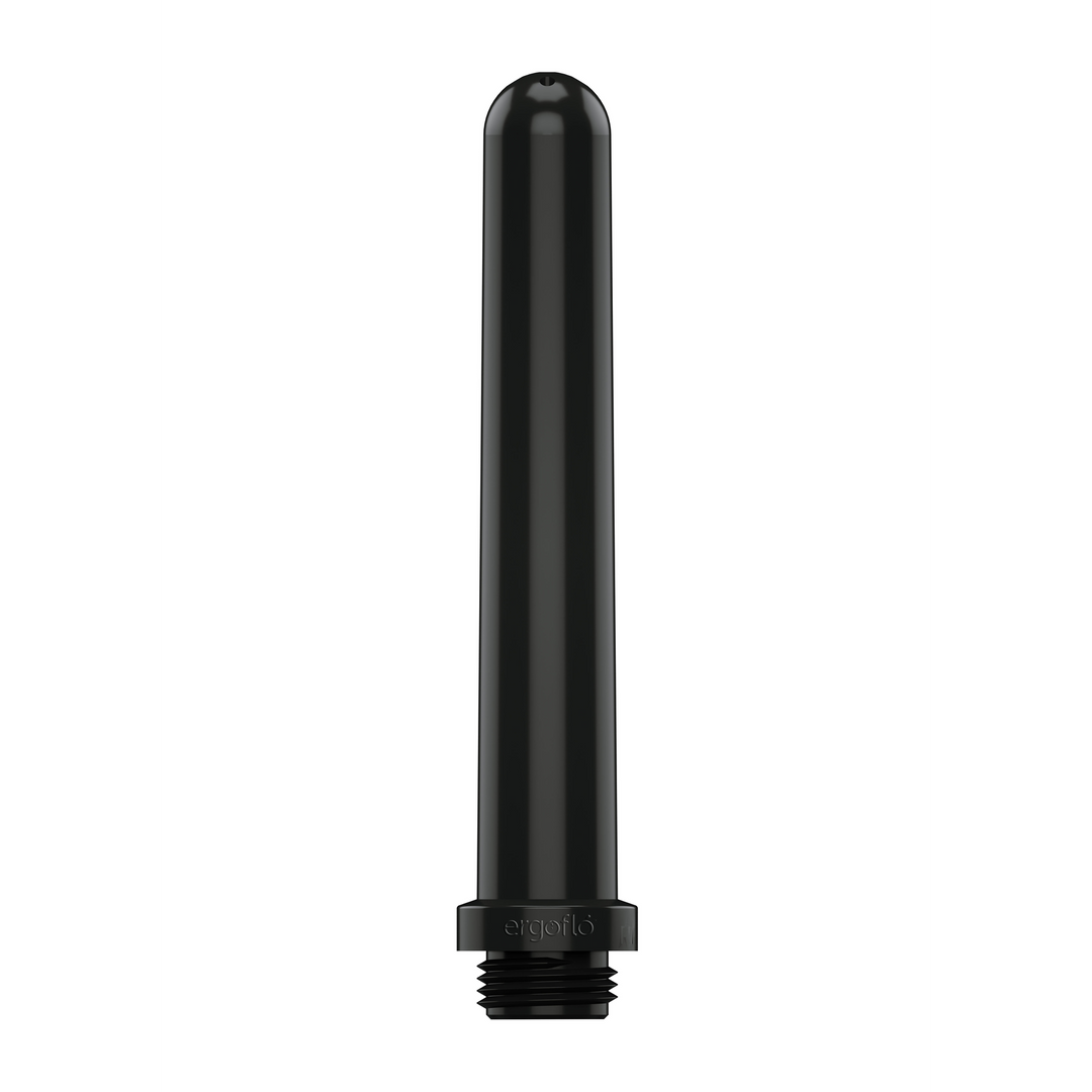 Ergoflo - Embout Premium pour Douche Anale - 5” / 13 cm - Noir