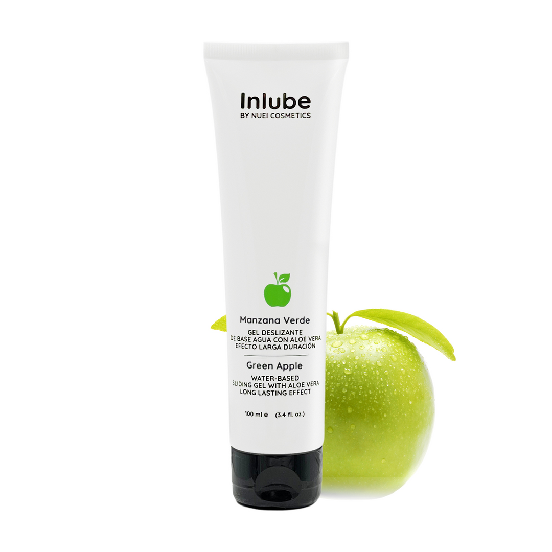 Gel de glisse à base d'eau - Pomme verte - 3,4 oz fl / 100 ml