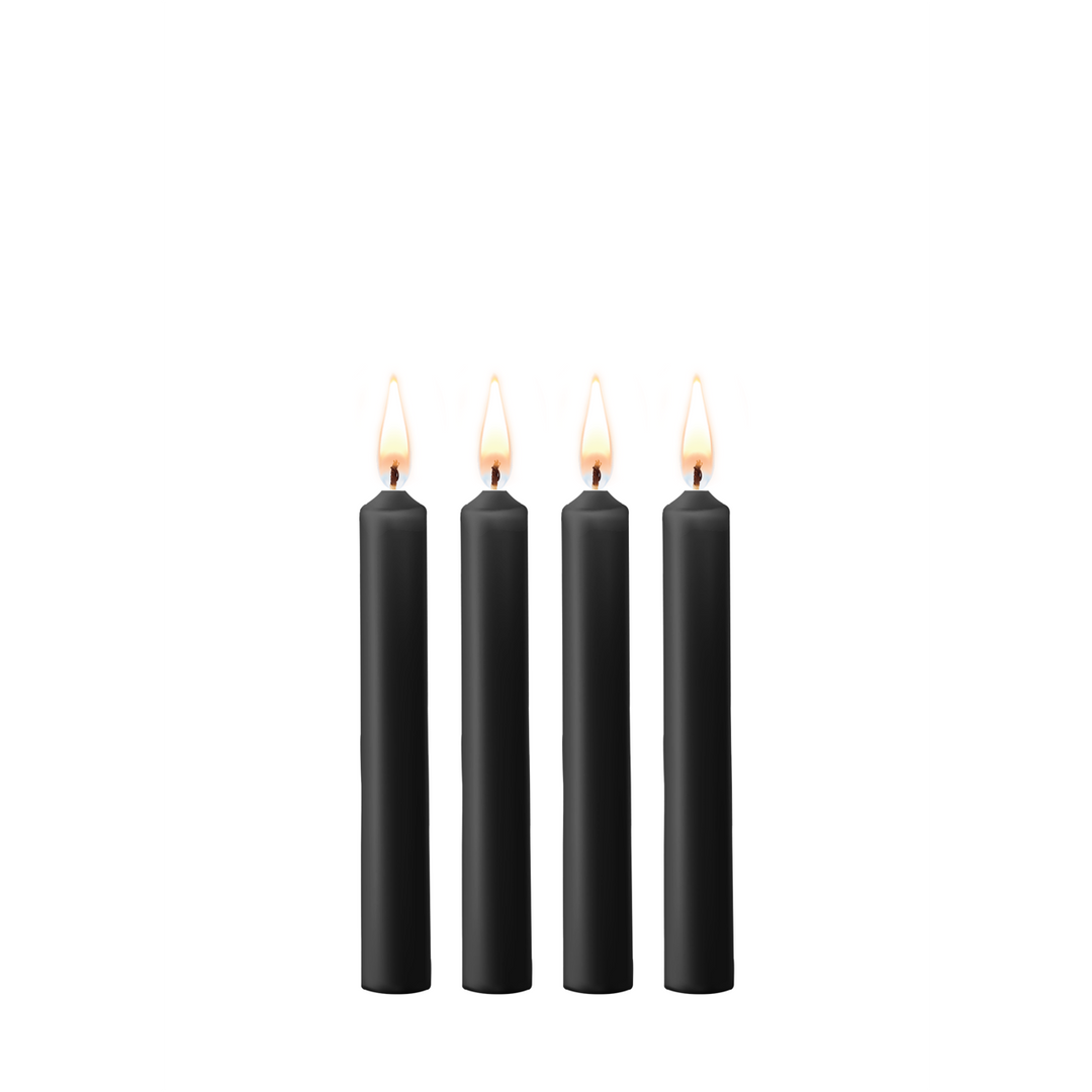 Bougies Teasing - 4 Pièces - Noires