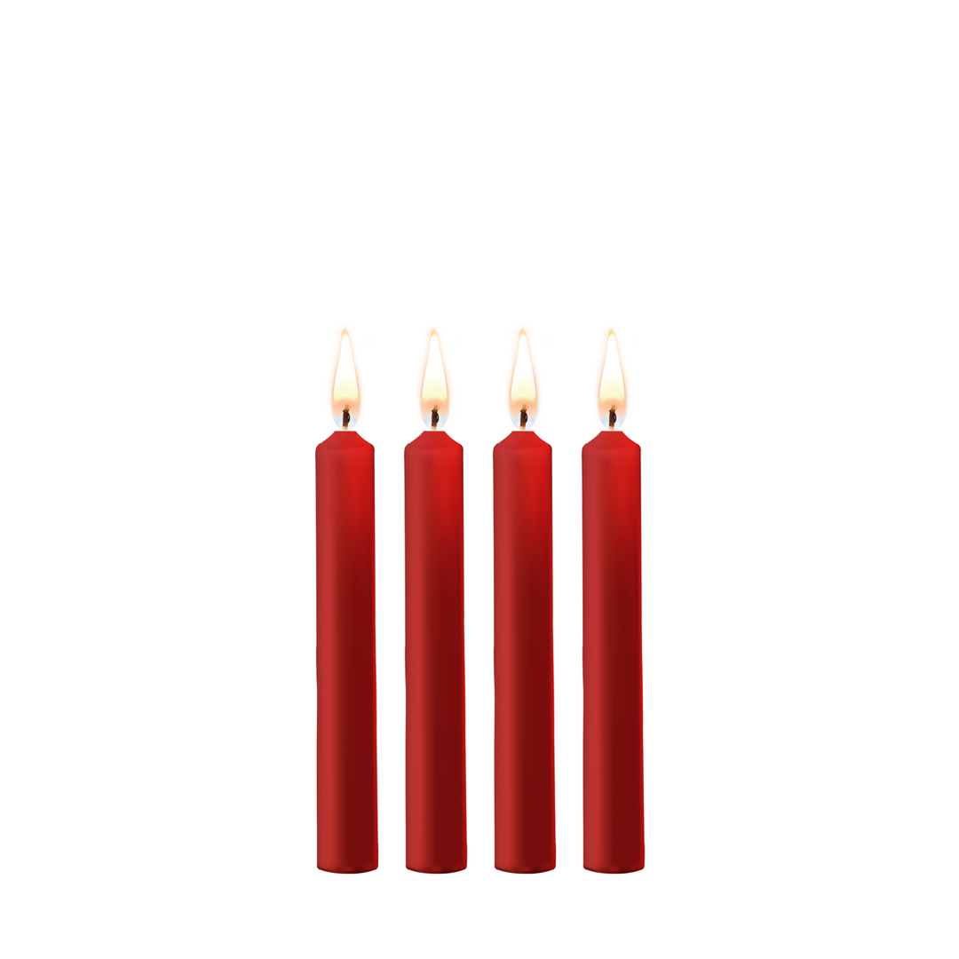 Bougies de Teasing - 4 Pièces - Rouge