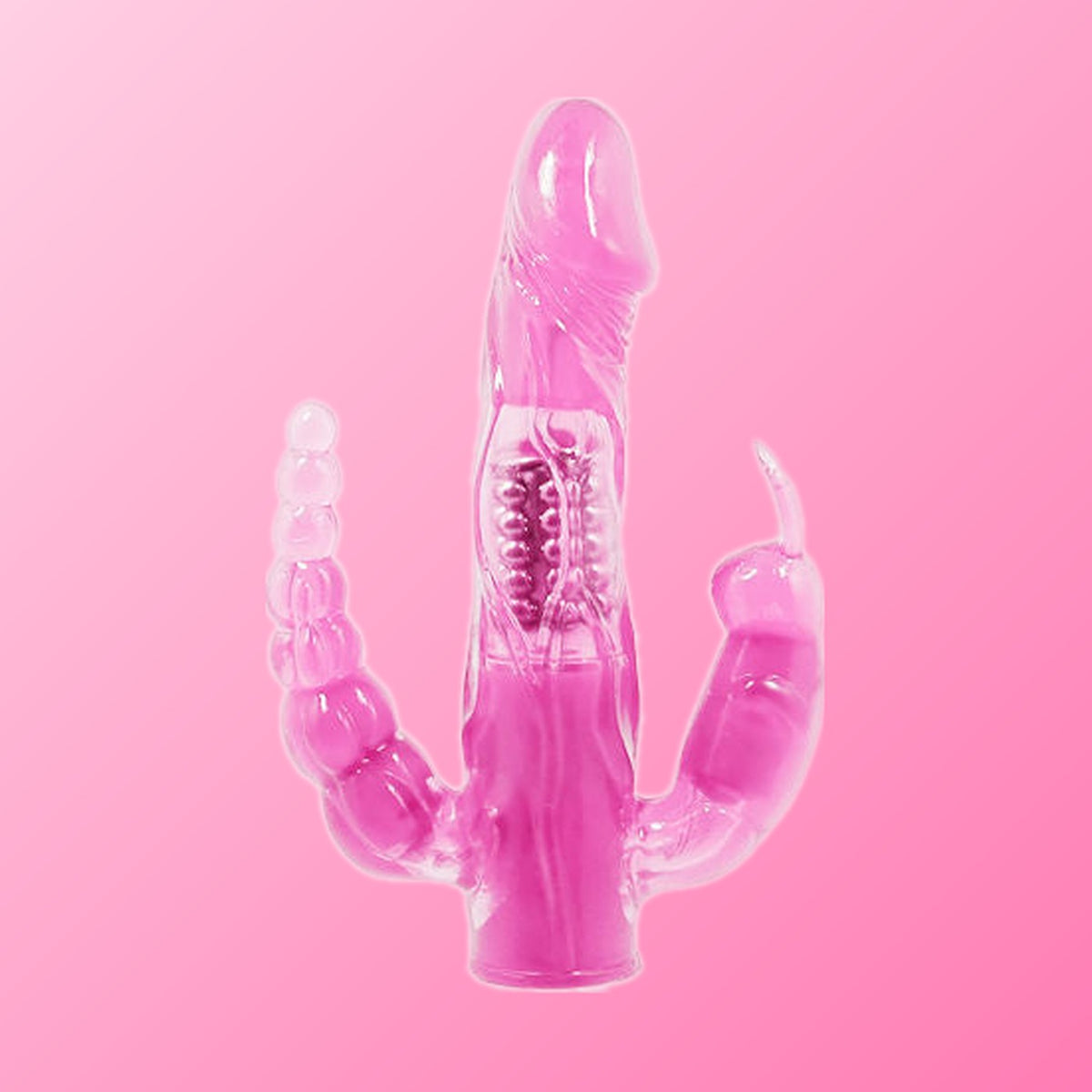 Baile – Pretty Bunny, vibromasseur rotatif à triple stimulation