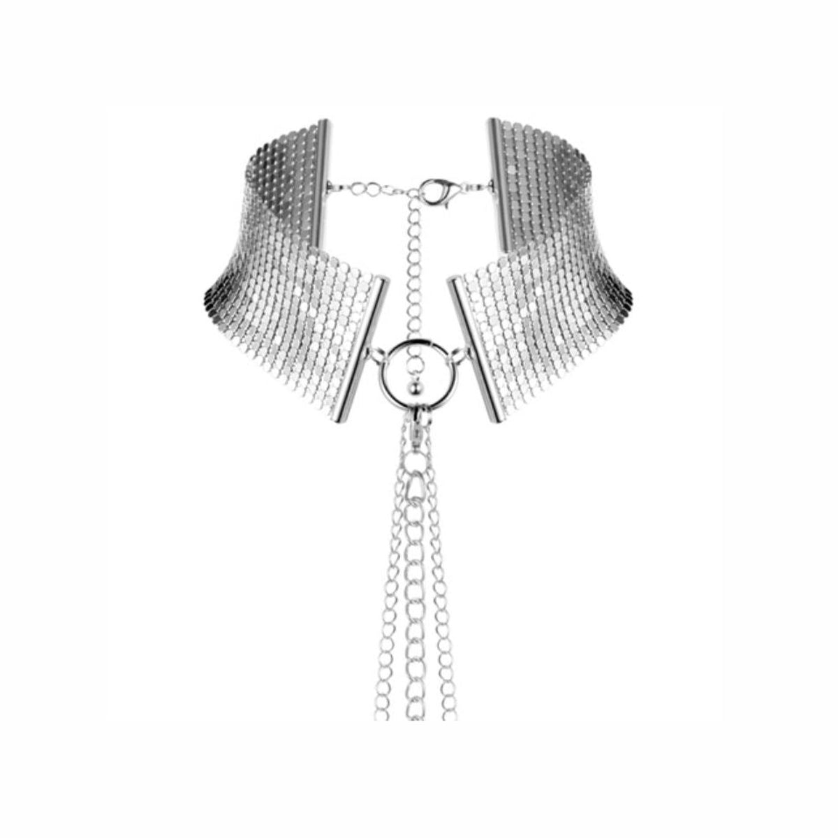 Bijoux – Désir métallique collier métallisé argent