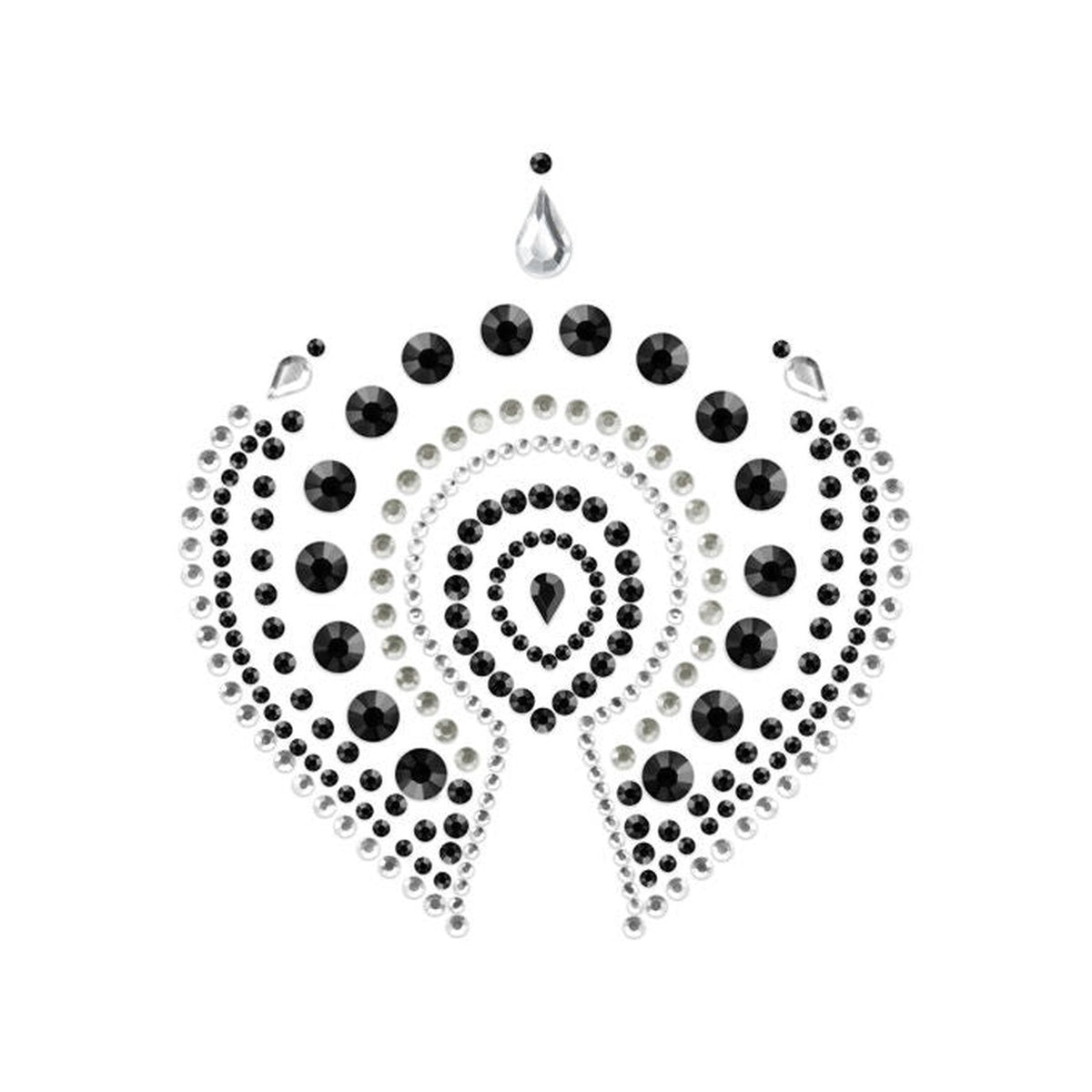 Bijoux Indiscrets – Flamboyant, parure de corps noir & argent