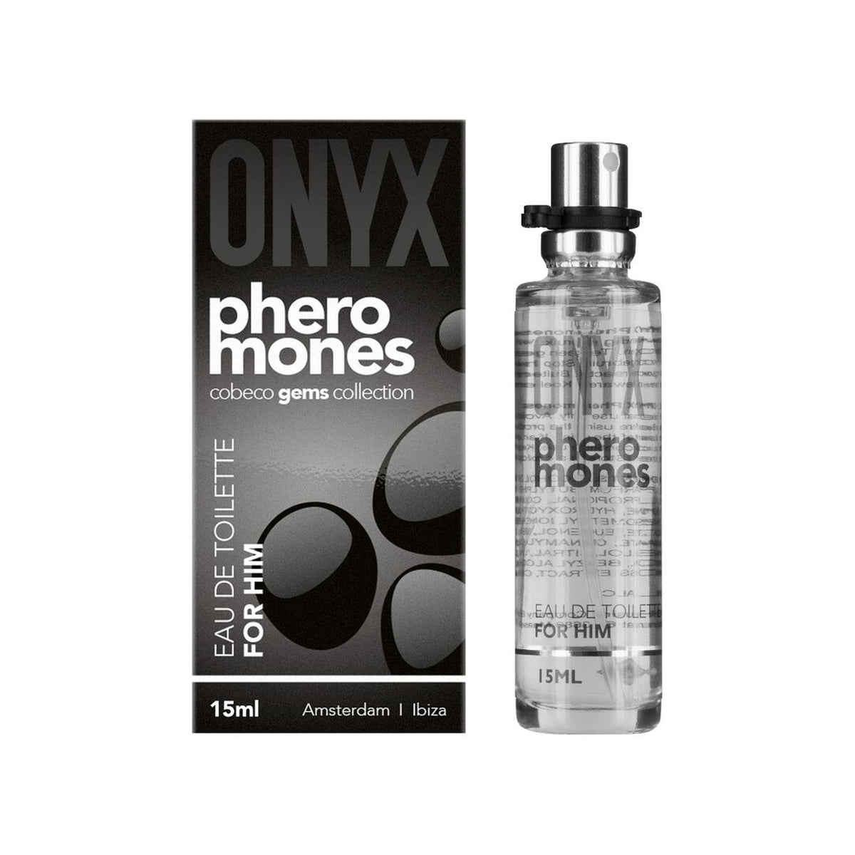 Cobeco – Onyx Pheromones, eau de toilette pour lui 15 ml