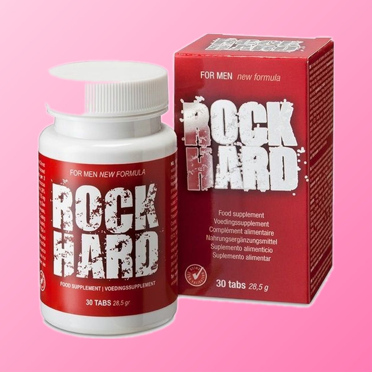 Comprimés stimulants érection Rock Hard - 30 pièces