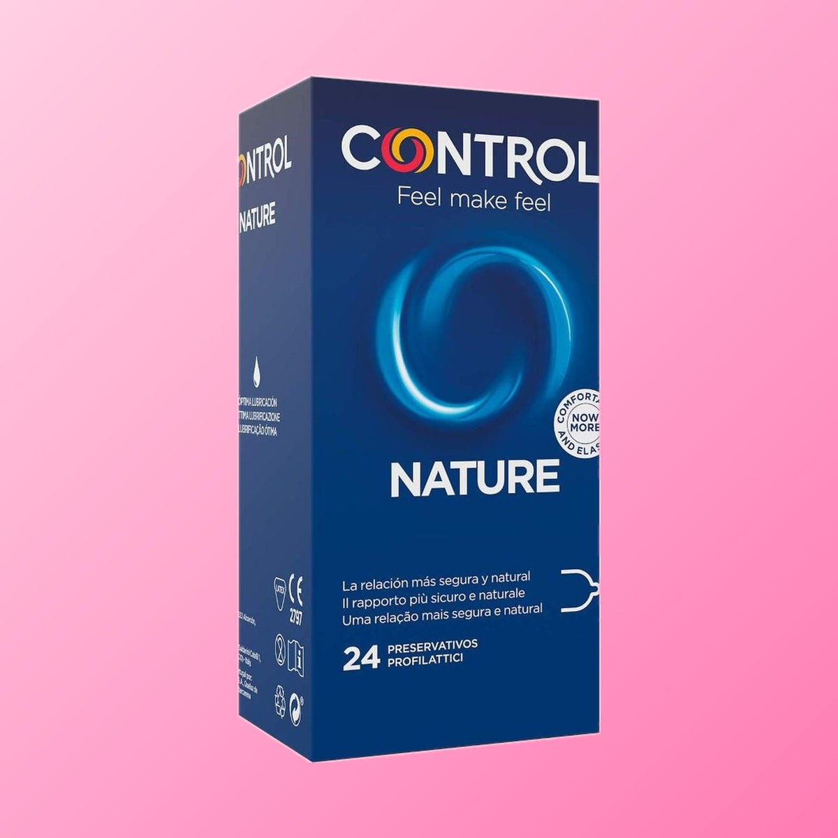 Control – Adapta Nature, préservatifs lubrifiés (boîte de 24)