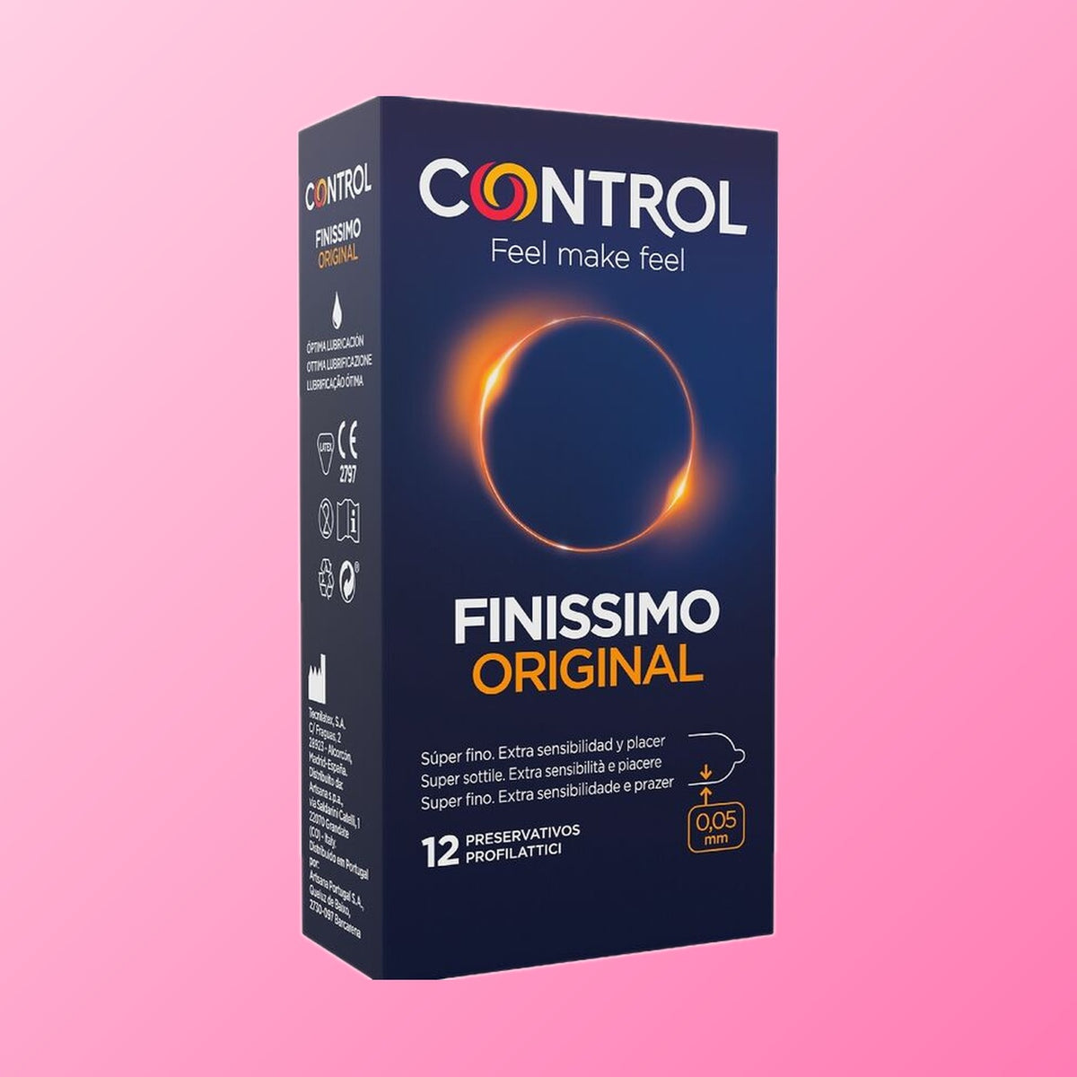Control – Finissimo, préservatifs ultra-fins (boîte de 12)