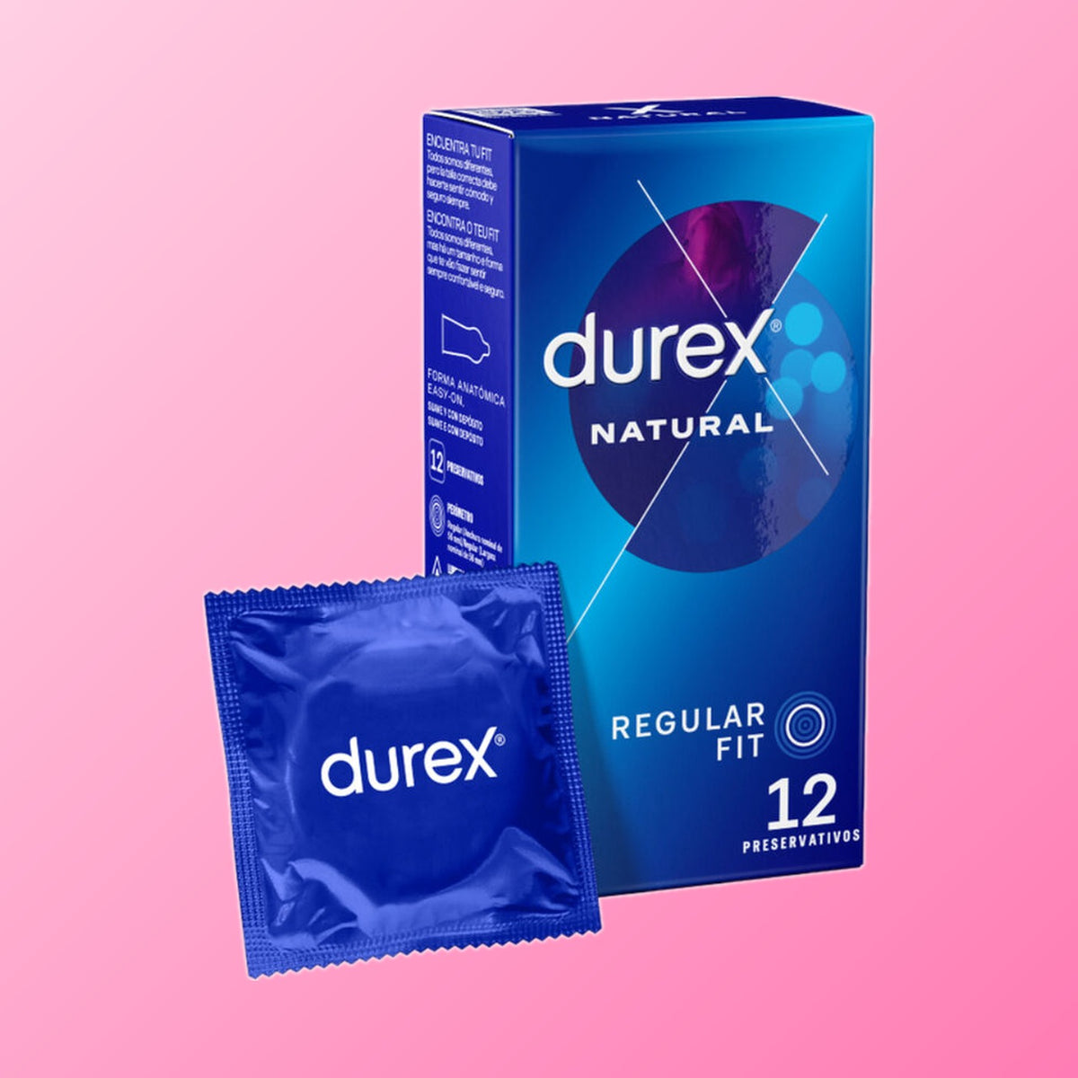 Durex – Naturel plus 12 unités